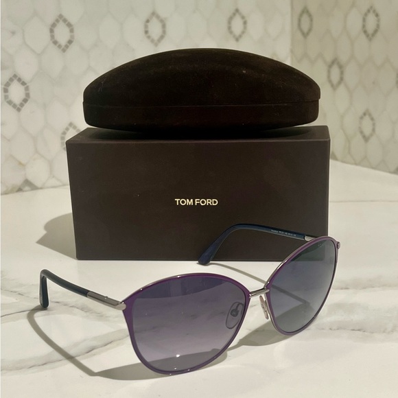 Tom Ford Purple Oversized Sunglasses main image 10